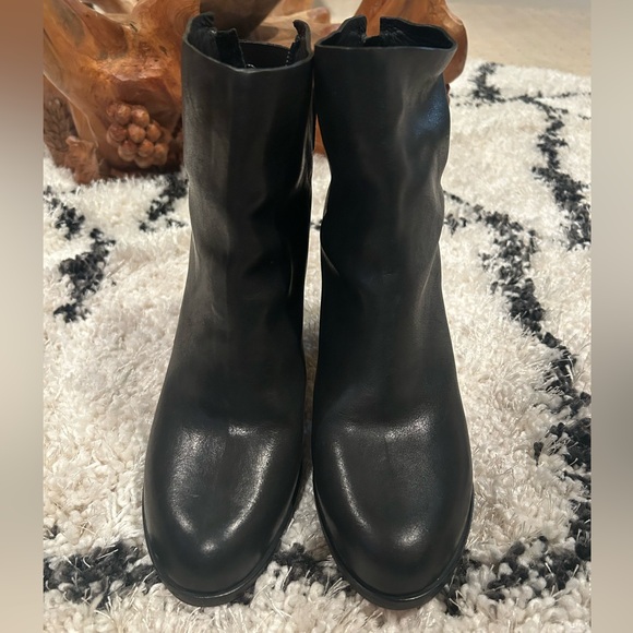 rag & bone Kerr Black Leather Back-Tab Boot 41 - Picture 4 of 10